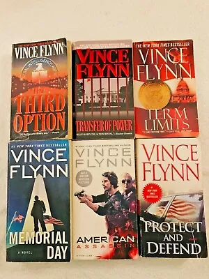 Lot 6 Vince Flynn Separation Transfer Of Power/Term Limit/Third Option.. PB Bk • $11.95