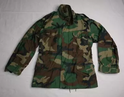 US Military M-65 Field Jacket SMALL SHORT Woodland Camo BDU Cold Weather Coat • $39.95