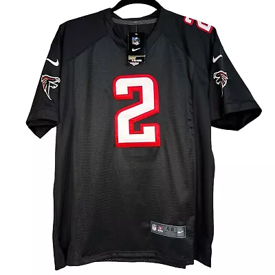 Matt Ryan Atlanta Falcons #2 Black Nike Throwback Jersey Men’s Size 48 • $49.99