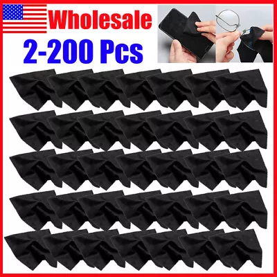 LOT Premium Microfiber Cleaning Cloth For Eye Glasses Phone Screen Camera Lens • $5.52