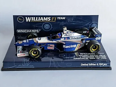 Minichamps Williams FW18 Jacques Villeneuve First Win European GP 1996 1/43 • $43.50