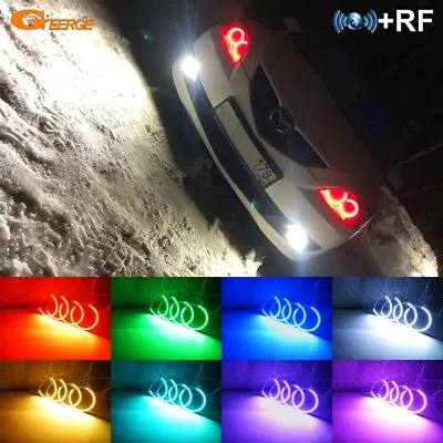 For Mazda 3 Mazda3 Mazdaspeed BK Multi-Color RGB LED Angel Eyes Bluetooth APP • $49.03
