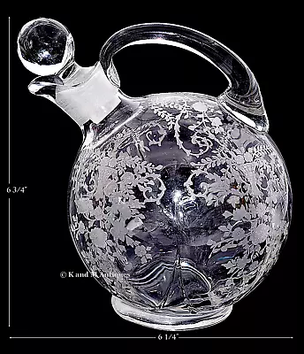 Cambridge Portia #3400/92 - 32 Oz. Ball Shaped Decanter • $159.99