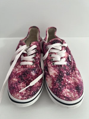 $26.40 • Buy Vans Authentic Low Top Casual Shoe Size Men’s US8 Women 9.5 Unisex Shoes Galaxy