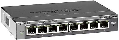 NETGEAR Ethernet Switch 8 Port ACC NEW • $131.42