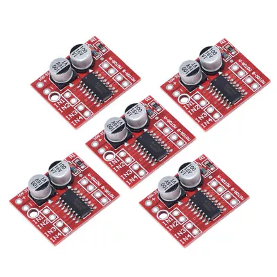 5PCS L298N 1.5A 2Way MX1508 DC PWM Speed Dual H-Bridge Stepper Motor Module • $4.92