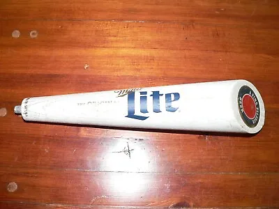Used Miller Lite Original Pilsner 11  White  Baseball Bat  Beer Tap Handle • $19.95
