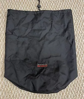 Moto Gear Extreme Nylon Motorcycle Helmet Drawstring Bag Black • $8