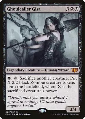 MTG - Ghoulcaller Gisa | C14 Commander 2014 | NM | EDH | Zombie Human • $20