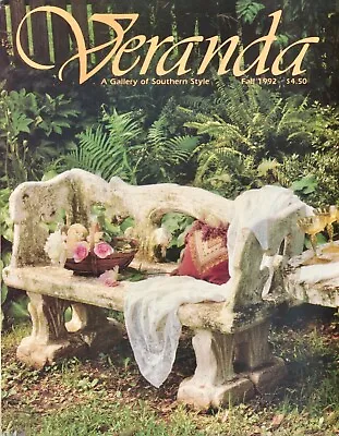 VERANDA MAGAZINE ~~ Fall 1992 ~~ C-3-1 • $14.99