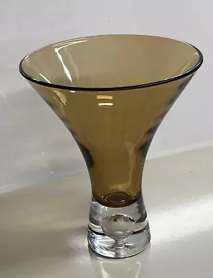 Artland Mini Martini  Controlled Bubble Base Amber • $11