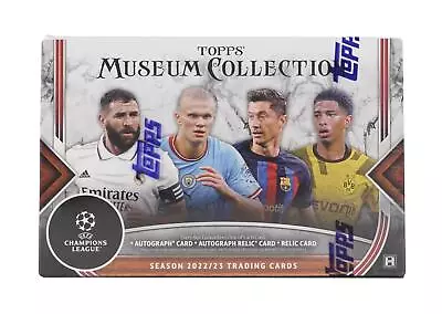 2022/23 Topps Museum Collection Uefa Champions League Soccer Hobby Box • $365.95