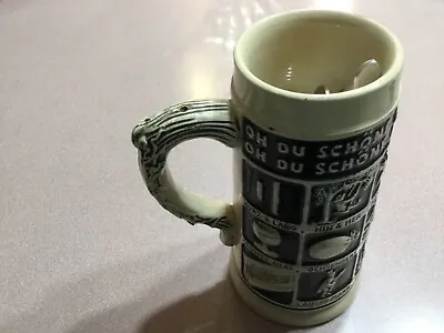 “Oh Du Schone” #1 Marked Beer Stein Crafted By Musterschutz Of Germany VF+ • $11