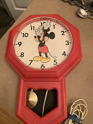 Vintage Walt Disney Mickey Mouse Clock • $45