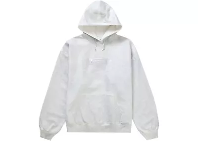 Supreme MM6 Maison Margiela Foil Box Logo Hoodie Small (White) • $330