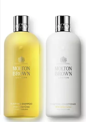 Molton Brown Purifying Shampoo Indian Cress & ￼Conditioner Set Of 2 New 10oz • $39.99