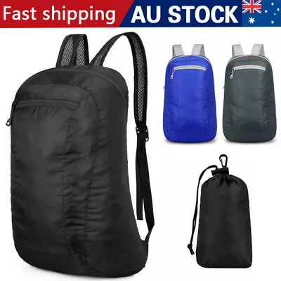 20L Waterproof Lightweight Backpack Portable Foldable Backpack Travel Outdoor U • $5.99