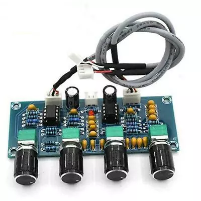 XH-A901 NE5532 Amplifier Tone Board Preamp Pre-amp With Treble Bass Volume Adjst • $9.27