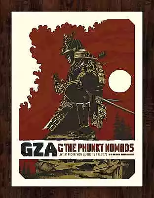 GZA & The Phunky Nomads Concert Poster Pickathon 8/5-6/22 Gig AP Poster Print • $79.20