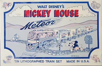 Disneyana Convention Marx Mickey Meteor 5 Piece Train Set Limited Edition • $1500