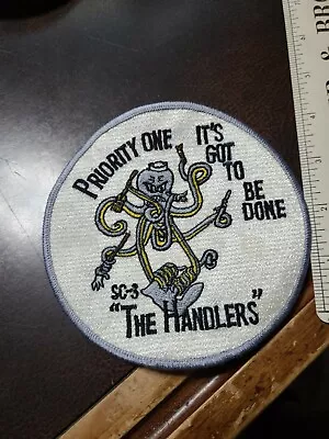 Vintage U.S. Navy Unit Patch SC-3 Handlers • $9.99