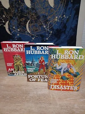 L. Ron Hubbard Mission Earth Series Hardcover  First Edition 1985 Vol 4 5 8 • $13.96
