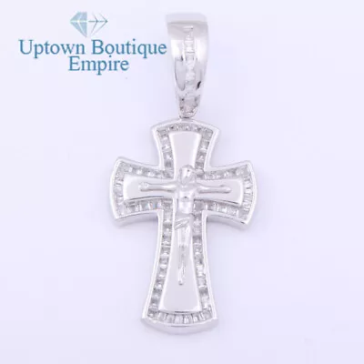 Jesus Christ Crucifix Cross Men Women's 925 Sterling Silver Charm Pendant*AFG • $45.99