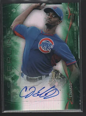 C.j. Edwards 2014 Bowman Sterling Prospects Green Refractor Auto #bspa-ce /125 • $7
