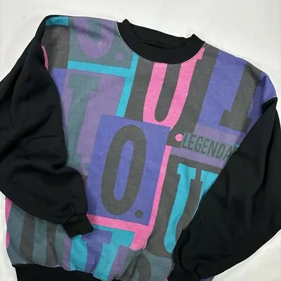 Vintage 90s I.O.U Large Print Graphic Logos Lightweight Sweatshirt  • $32.99