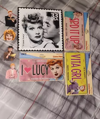  I Love Lucy Fridge Magnets License Plates Metal Sign Nice Collection • $29