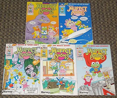 1993-1994 Harvey Classics Vol.2 Muppet Babies 2 3 4 5 6 Fn-vf Comic Book Lot Set • $49.97