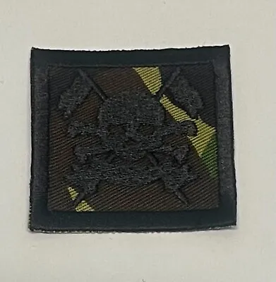 Royal Lancers Or Glory Black Embroidery On Sand 5cm X 5cm  • £4.50