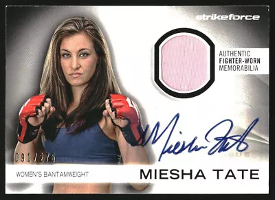 2012 Topps UFC Knockout Fighter Relics Autographs #AFGMT Miesha Tate Auto /275 • $60