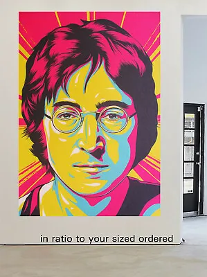  John Lennon Beatles Art Print Canvas Painting Street Australia Pop Peace • $39.99