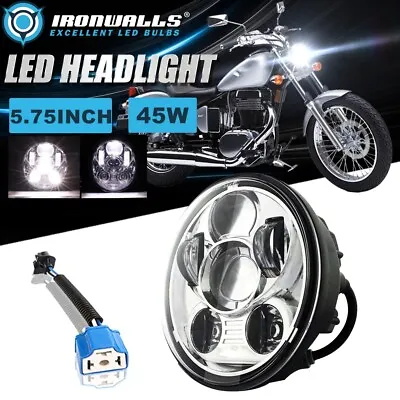 5.75  Chrome LED Headlight Hi-Lo Projector Lamp For Suzuki Boulevard M109R C90T • $35.99