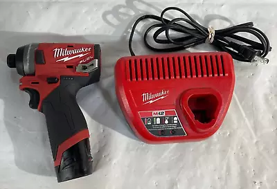 Milwaukee 12V Hex Impact Driver (Model - 2553-20) W/ Charger 2ah Battery • $60