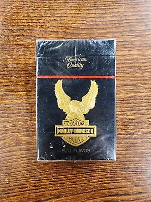 Rare Vintage Pack Of Harley Davidson Cigarettes Very Collectible • $30