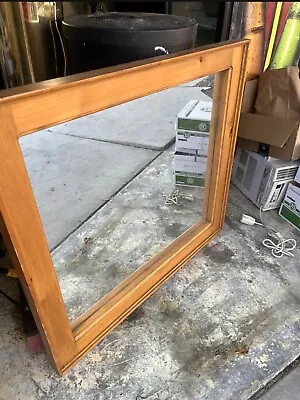 Vintage Wooden Mirror • $40