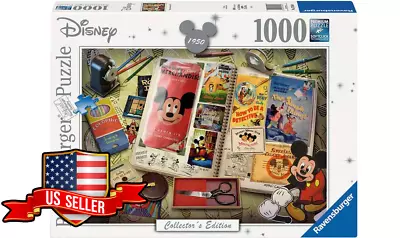NEW SEALED Ravensburger 17584 Disney Collector Edition 1950 Mickey 1000Pc Puzzle • $36.95