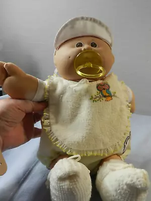 Vintage 1982 Cabbage Patch Baby Doll With Clothes Shoes Diapers  NICE! • $9.99