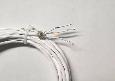 Wire Mil-Spec (PTFE) 20 AWG 3 Cond Shielded Silver Plated  Stranded 16ft • $22.84