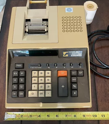 $75 • Buy TEAL 220PD Adding Machine Electronic Calculator Vintage Made In Japan WORKS