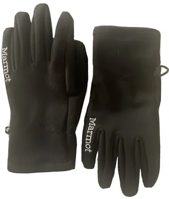 MARMOT Women's  Black Gloves U/R Powered Size Medium Soft Shell • $32