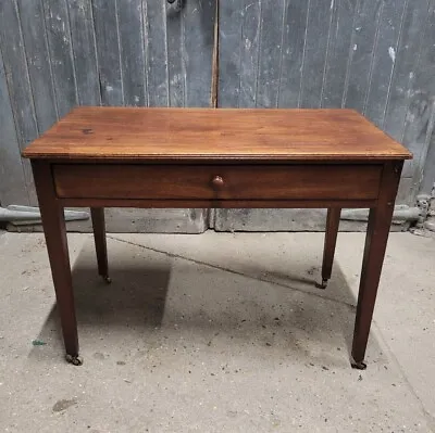 Antique Victorian 19th Century Mahogany Side Table Writing Table • £195