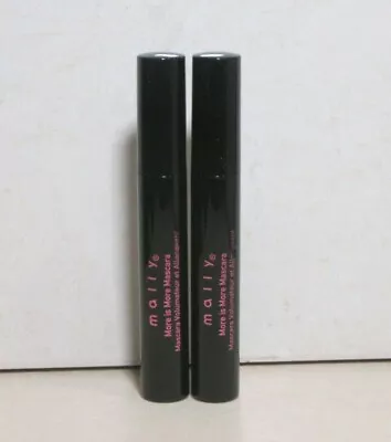 Mally More Is More Mascara Black 0.31 Oz ~ 2 Piece Lot ~ Nwob • $16