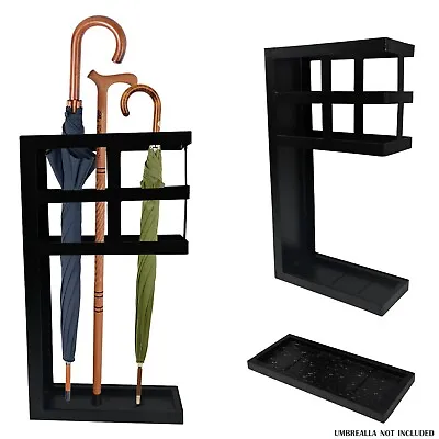 Freestanding Umbrella Holder With Removable Bottom Tray- Umbrella Stand Rack • $64.99