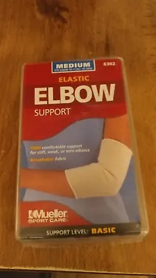 Mueller  Elastic Elbow Support Size MEDIUM Color White 6302 • $8.95