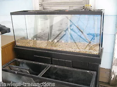 $124.89 • Buy 62% OFF - 55-gallon GLASS Aquarium - Small Pet / Reptile / Fish Tank - Pro Grade