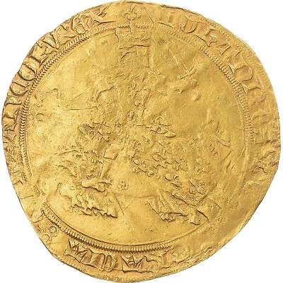 [#343899] Coin France Jean II Le Bon Franc à Cheval 1350-1364 VF(30-35) Go • $5263.50