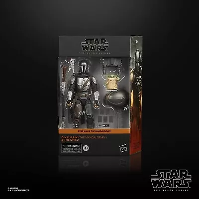 Star Wars Black Series Din Djarin The Mandalorian & The Child Deluxe NEW/SEALED • $65